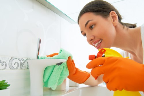 Carpet cleaners in Belgravia preparing safe equipment for a cleaning job