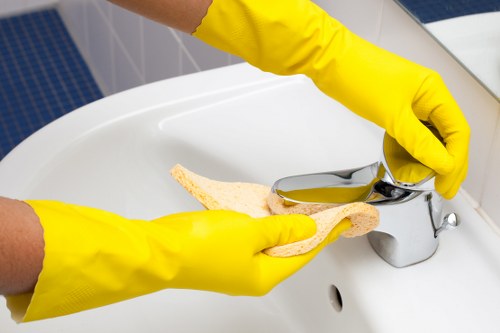 Step-by-step stain treatment process for local properties