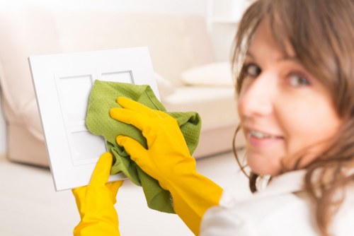 Commercial hard floor maintenance for a Belgravia business